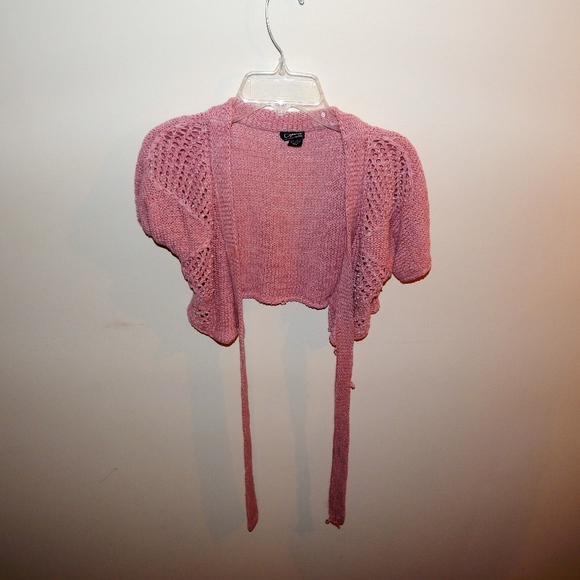 Cejon Accessories Inc. Pink Cropped Wrap Size S - Picture 1 of 2